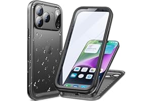 Cozycase Top Funda Militar para iPhone 17 Pro 360 Antigolpes IP68 Impermeable Resistente Carcasa i Phone 17Pro Antipolvo Acuatica Sumergible Doble Waterproof Case Agua Fundas Protectora Anti Golpes