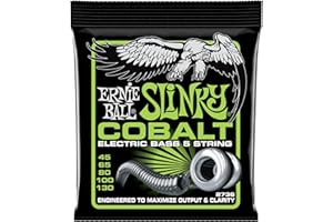 Ernie Ball Slinky Cobalt E-Bass-Saiten, für 5-Saiter, Stärke 45–130