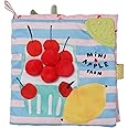 Manhattan Toy Mini-Apple Farm Soft Activity Crinkle Book for Baby & Toddler with Discovery Mirror and Textured Teether