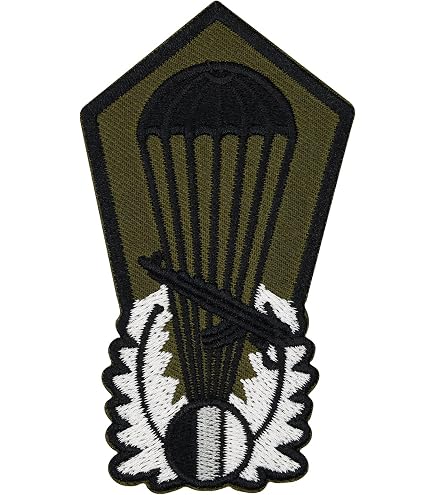 Copytec Patch 'Ich Bin Stolz EIN Fallschirmjäger Zu Sein' – 90x70 Mm, Mit Klett, Für BW & Bundeswehr-Fans