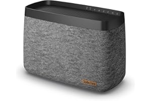 ‎STADLER FORM Stadler Form Luftbefeuchter Karl big, leistungsstarker Verdunster für Räume bis 150 m², leise, mit WiFi per App steuerbar, Textilverkleidung, 4 Befeuchtungsstufen, schwarz