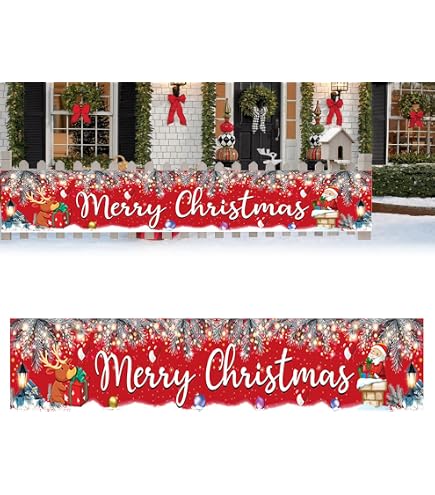 Grinch Weihnachts-Deko-Set Mit Banner & Wirbeln – Glitzernd Rot/grün Für Fenster, Wand & Tisch