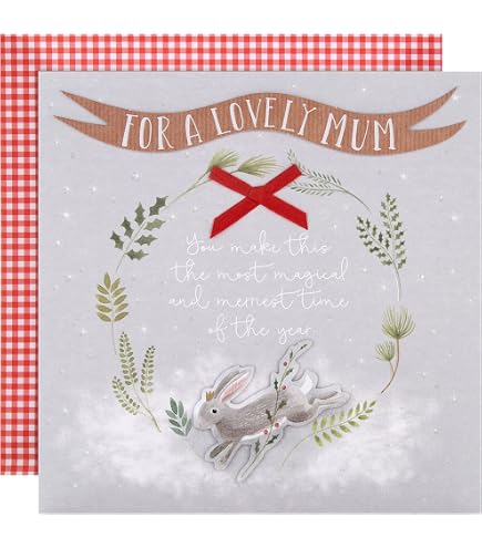 Hallmark Biglietto Di Natale Per Nonna – Personalizzabile Con Adesivi – FSC E Riciclabile – 22,8 X 15,9 Cm - 5