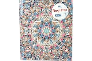 RNK - VERLAG RNKVERLAG 46702 - Raccoglitore ad anelli per DIN A5 con indice A-Z Oriente 1 pz.