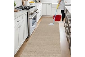 parpyon Tappeto passatoia cucina LAVABILE Lucy - ANTISCIVOLO aderisce perfettamente a terra non piega si pulisce con straccio - tappeti casa moderno (50X300, 66)