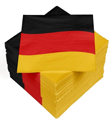 Lot De 100 Serviettes De Table Tricolores Rouge Blanc Bleu - Idéales Pour Fêtes Du 4 Juillet, Célébrations Françaises Et Américaines