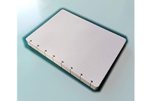 TIPOME Refills Inserts for disc bound Planner Recharge 100 feuilles trous en T forme de champignon – DIN A5 14,5 x 20,5 cm, points 5 mm. Dotted Bullet Journal