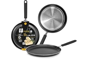 IBILI - Poêle à crêpes Fusion, 22 cm, Aluminium, Antiadhésif, Compatible avec l’induction