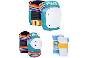 Six Pack Combo Pad Protection Kit including Knee Pads, Elbow Pads and Wrist Guards from 187 Killer Pads and Moxi Skates - Child to Adult Sizes (Jade, XL Thick)