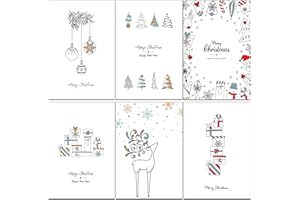 THE LAZY PANDA CARD COMPANY 36 tarjetas de Navidad ecológicas hechas de cartón reciclado