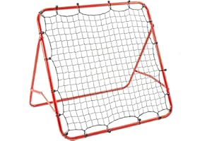 ‎TRINTION Trintion Fußball Rebound Netz Kinder und Jugendliche Tragbares Prellwand Verstellbar Fußballtor Kicker für Fußball Training 100 x 100cm