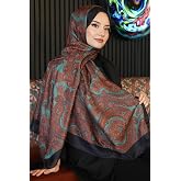 Paisley Desen Z&uuml;mr&uuml;t Soft Pamuk Şal