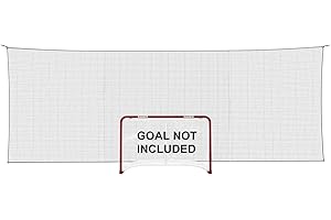 Better Hockey Extreme Hockey Backstop Net XL - Taille 7,5 x 2,65 mètres - Filet de Hockey pour Votre sous-Sol, Votre Cour et Votre Garage
