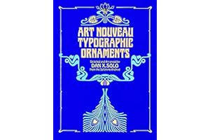 Art Nouveau Typographic Ornaments (Dover Pictorial Archive Series)