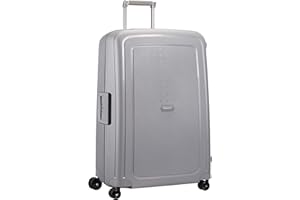 Samsonite S'Cure - Spinner L, Valise, 75 cm, 102 L, Argent (Silver)