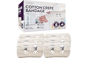 JFA Medical Cotton Crepe Bandages 7.5cm x 4.5m - Box of 6