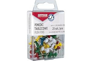 OFFICER PRODUCTS Office Products 18194466 – 99 Barril Bombilla chinchetas 25 unidades en el paquete