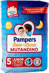 PAMPERS SOLE&LUNA MUTANDINA JUNIOR x14 pezzi