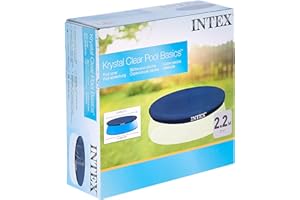 Intex 28020 Easy Pool Cover, PVC, Blue, 244 cm