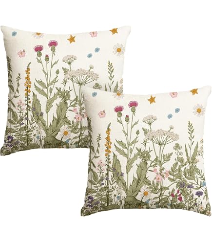 Artoid Mode Sweet Home - Set di 4 federe decorative per cuscini estivi