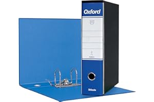ESSELTE G85 OXFORD Registratore - f.to protocollo dorso 8 cm - Blu - 1 Pezzo - 390785050