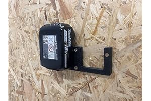 C3E Akku Wandhalterung für für Makita 18V und 14,4V Akkuhalter Wandmontage mit Schrauben (2 Fach)
