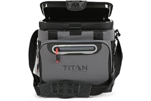 TITAN BY ARCTIC ZONE Titan Deep Freeze Cooler Zipperless Hardbody Cooler - Deep Freeze Insulation, HardBody Liner, and SmartShelf