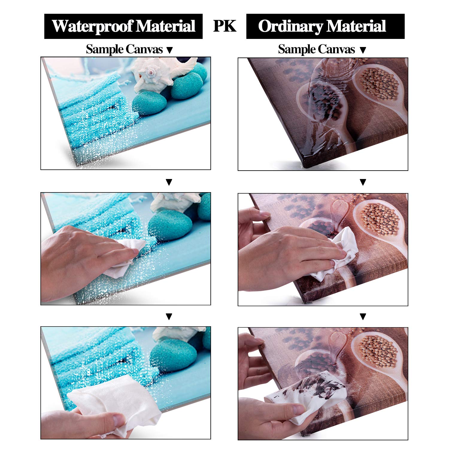 Piy-Painting-Impression-sur-Toile-Haut-Qualite-Peinture-avec-Cadre-Tableau-pour-Art-Dco-Murale-Salle-de-Bain-Cadeau-Anniversaire-3X-30X30CM