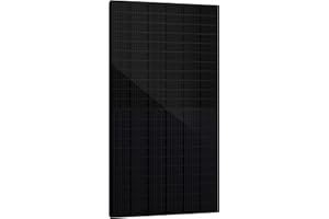SAKETE Solarmodul 500W – N-Typ Full Black Solarpanel mit Halbzellen-Technologie, geeignet für Balkonkraftwerk, 500W PV Panel 1er