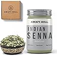 AWAFI MILL Dried Indian Senna Leaf (Sana Makki) - Premium Quality - Natural Laxative - Traditional Herbal Remedy - Cassia Angustifolia (Bottle of 50 gram / 1.7 Oz)