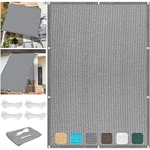 Sonnensegel 3,5 X 7 M – HDPE Mit UV-Schutz 95% – Inkl. Edelstahl-Seilen – Für Terrasse & Garten