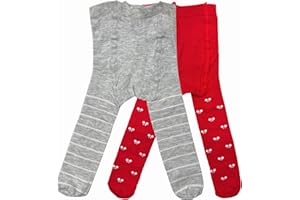 LEON D'ORO Collant Bambina Neonato Calzamaglia Bambina cotone 6 mesi 12 mesi 18 mesi 2 PAIA Made in Italy