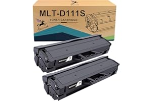 FITU WORK Remplacement de Cartouche de Toner Compatible pour Samsung MLT-D111S MLT-D111L pour Samsung Xpress M2070 M2070W M2026W M2026 M2070FW M2020 M2020W M2022 M2022W M2078W (Noir, 2 Pack)