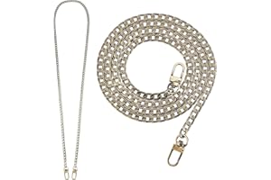 PH PANDAHALL Pandahall 2 Piezas 120.6cm Bronce Antiguo Bolsos con Correa Cadena Metal Cadena Plana para Reemplazo Bolsos Bandolera Mujer Bolso Monedero Hombro