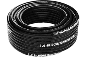 AP AUTOMOTIVE 6mm ID Silicone 2 Ply Heater Radiator Hose 1 Metre Length Black