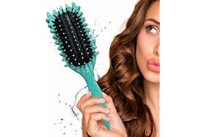 Sorbay Bounce Curly Hair Brush Define Curls Brush For Curly Hair Products For Wavy Straight Curling Comb Hairbrush Suitable for Women And Men (UK BRAND)