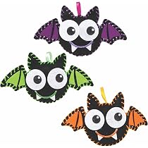 Kit Couture Enfant Citrouille Halloween - Lot De 3 Kits Complets (feutre, Laine, Aiguille Plastique, Rembourrage) - Activité Manuelle Dès 5-6 Ans - Largeur ~13-14 Cm - 10