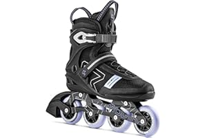 Movino Inline Skates | Cruzer B4 | Patins à roulettes Fitness | Patins à roulettes pour Femmes et Hommes | Patins à roulettes avec système de laçage Rapide et éléments réfléchissants
