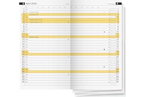 rido/idé Monats-Ersatzkalendarium Mod. Miniplaner d 15 2026 | 87×153 mm