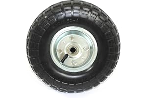 Estexo Ersatz-Rad Luft-Reifen Kugellager Sackkarren Ø 260 mm 4.10/3.50-4