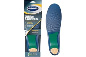 Dr. Scholl's Schmerzlinderung, Orthopädische Einlegesohlen für den unteren Rücken, für Männer, 1 Paar, Größe 36-42