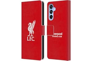 Head Case Designs Officially Licensed Liverpool Football Club White Logo In Red Liver Bird Leather Wallet Case Compatible With Samsung Galaxy A16 5G