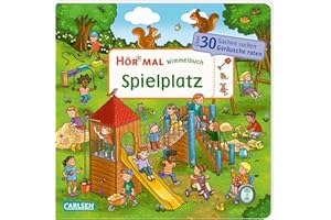 CARLSEN Hör mal (Soundbuch): Wimmelbuch: Spielplatz: Sachen suchen und Geräusche raten | Alltagsnaher Wimmelspaß für Kinder ab 2 Jahren zum Entdecken und Wiedererkennen, mit verschiedenen Jahreszeiten