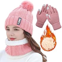 Set Cappello E Sciarpa Invernale Termico Donna: Berretto Con Visiera Elasticizzato E Scaldacollo In Acrilico - Nero, Unica