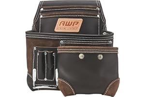 AWP TrapJaw Oil-Tan Leather Tool Pouch 1L-995-1, Brown