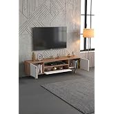 Bohem 180 cm 3 Kapaklı TV &Uuml;nitesi - Geniş TV Sehpası - [Sunta]