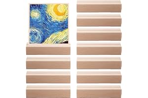 Tomoyuki Wood Place Card Holders, 10 Pcs Table Number Stands, Photo Name Postcard Menu Holders