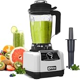 Kitchen in the box Professional 2L Glass Blender, 8 Stainless Steel Blades | 8 stainless steel 3D blades, 360&deg;, 32000 RPM. Va