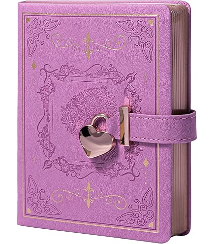 Meisjes Dagboek Met Slot En Sleutel, Schattig Hartvormig Slot Journal Voor Vrouwen Hervulbare A5 Vintage Geheime Pu Lederen Notebook Cadeau Voor Tiener Meisjes Roze