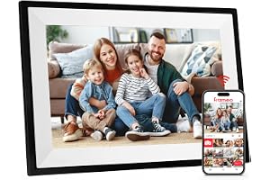 Fwujwa Frameo 10,1 Zoll WiFi Digitaler Bilderrahmen, | Digitaler Photo Frame 32 GB Speiche